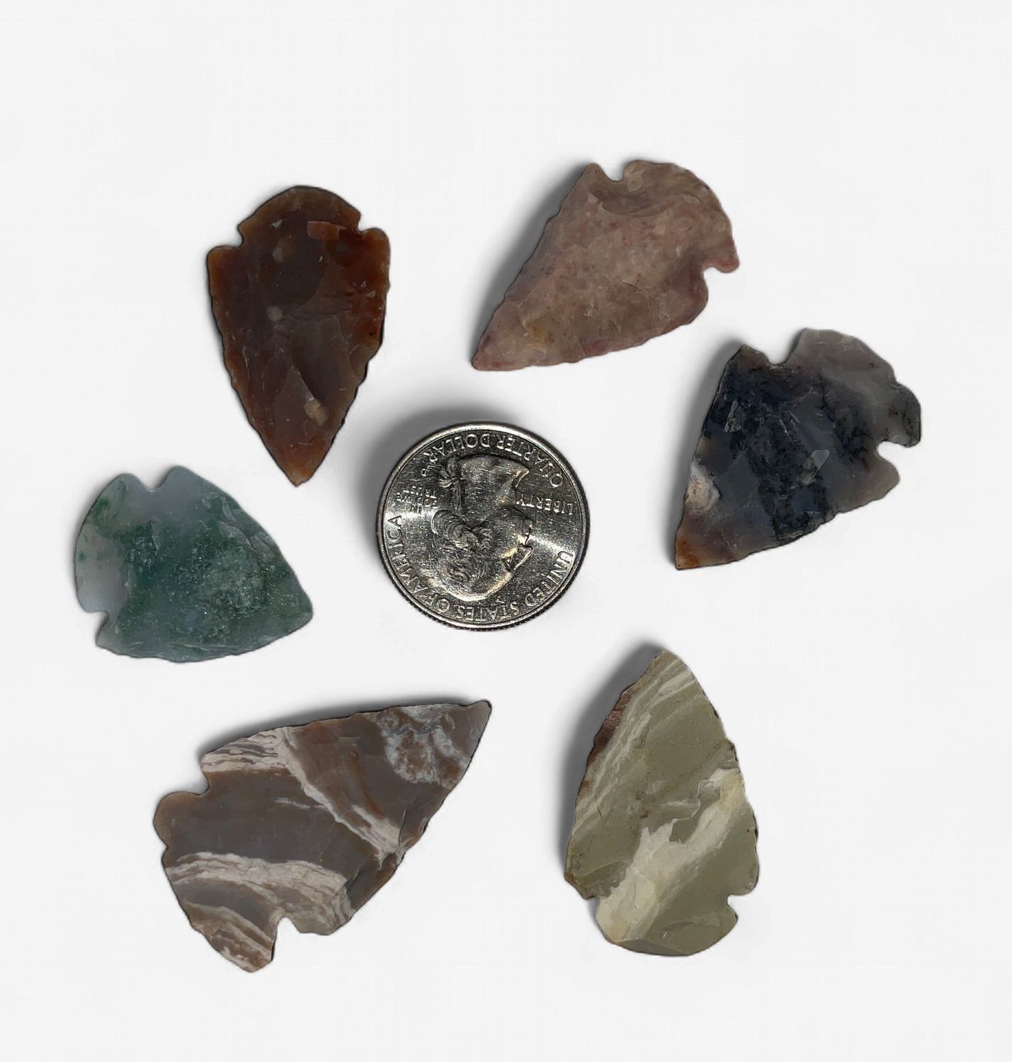 Assorted Stone Arrowheads