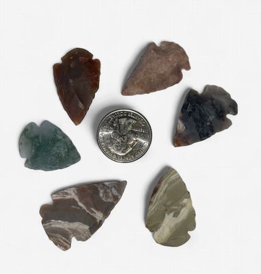 Assorted Stone Arrowheads