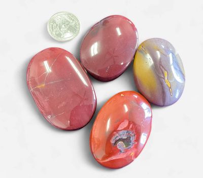Mookaite Palm Stone