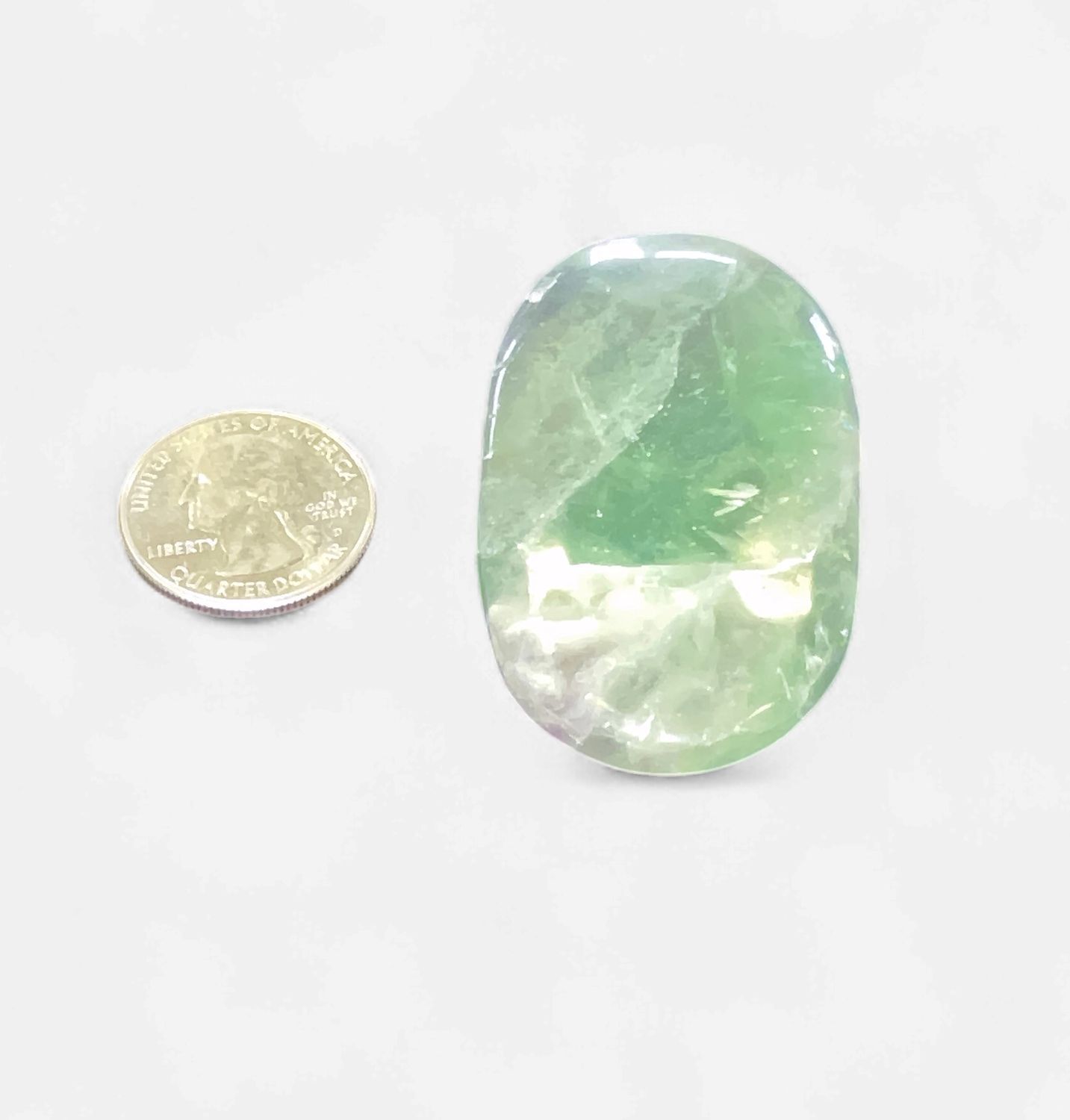 Fluorite Palm Stone