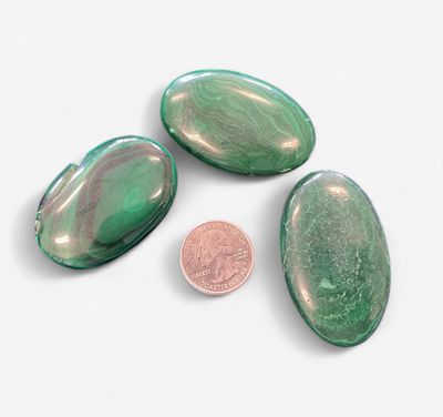 Malachite Palm Stone