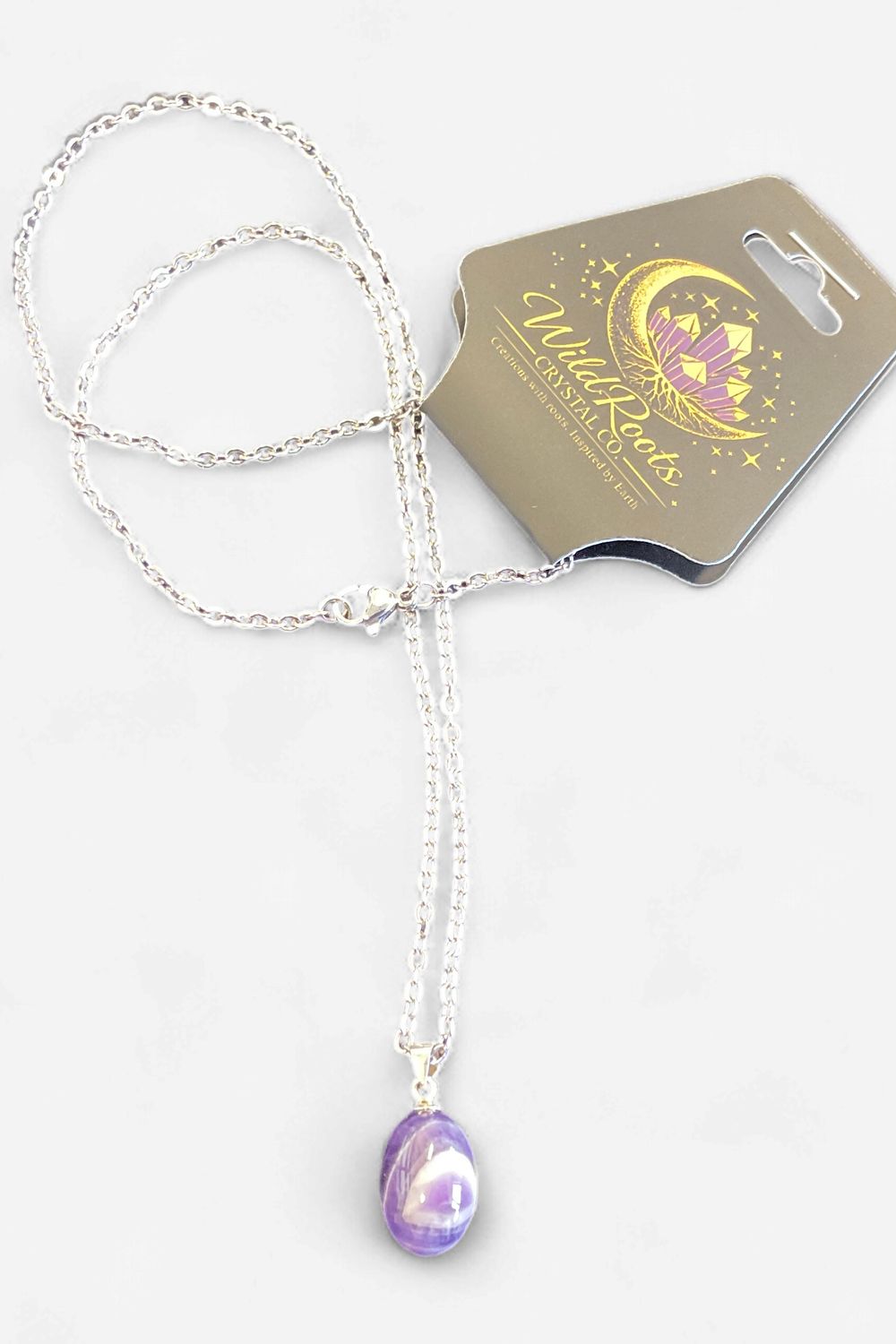 Chevron Amethyst necklace