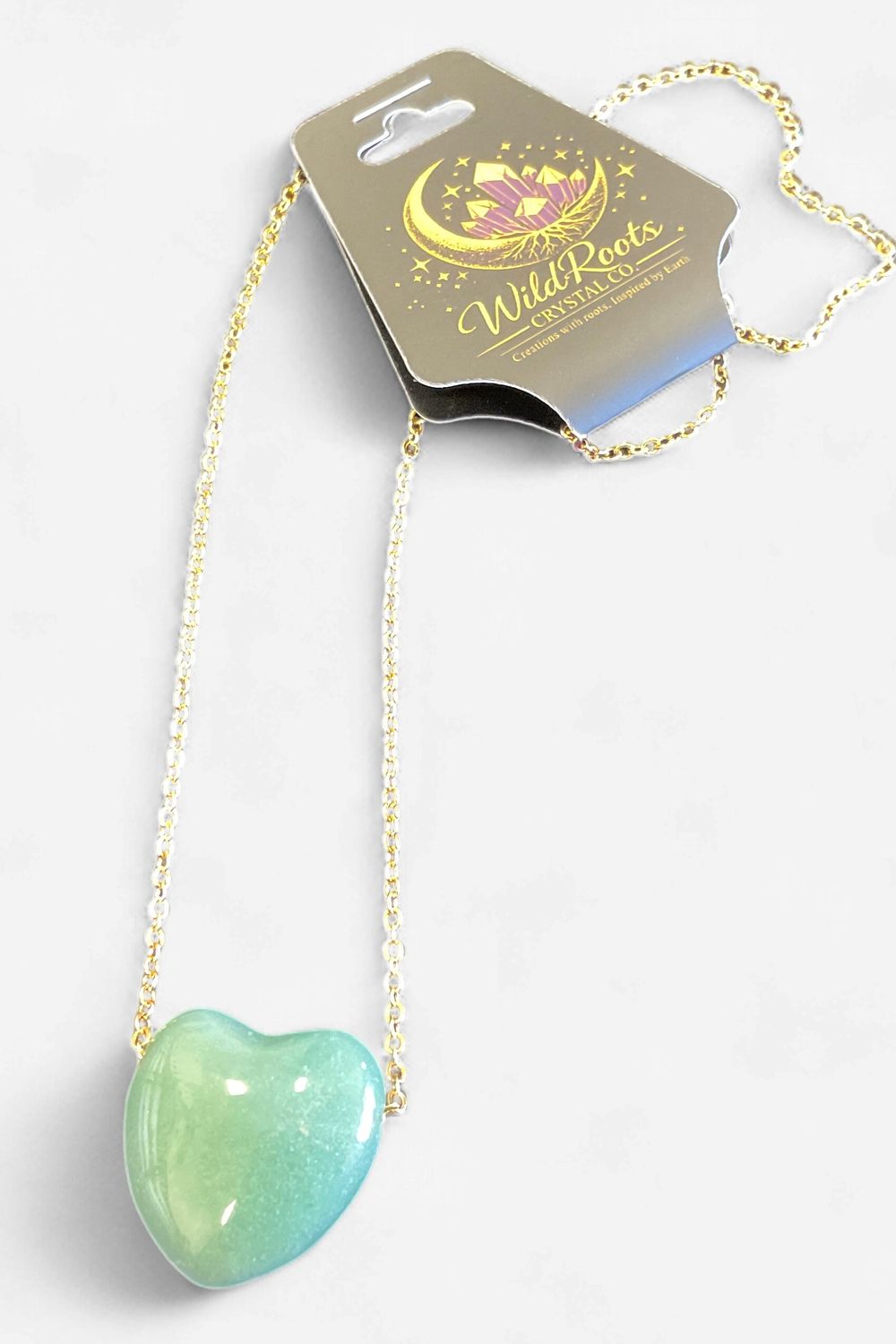 Green Aventurine Heart Necklace