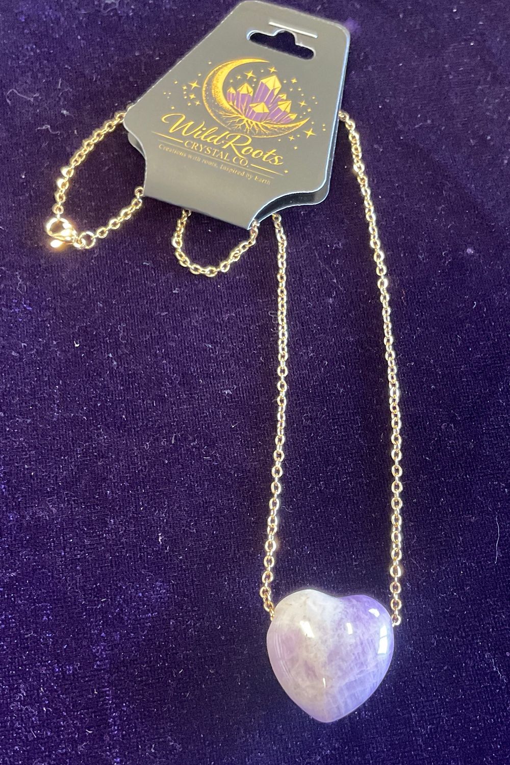 Amethyst Heart necklace