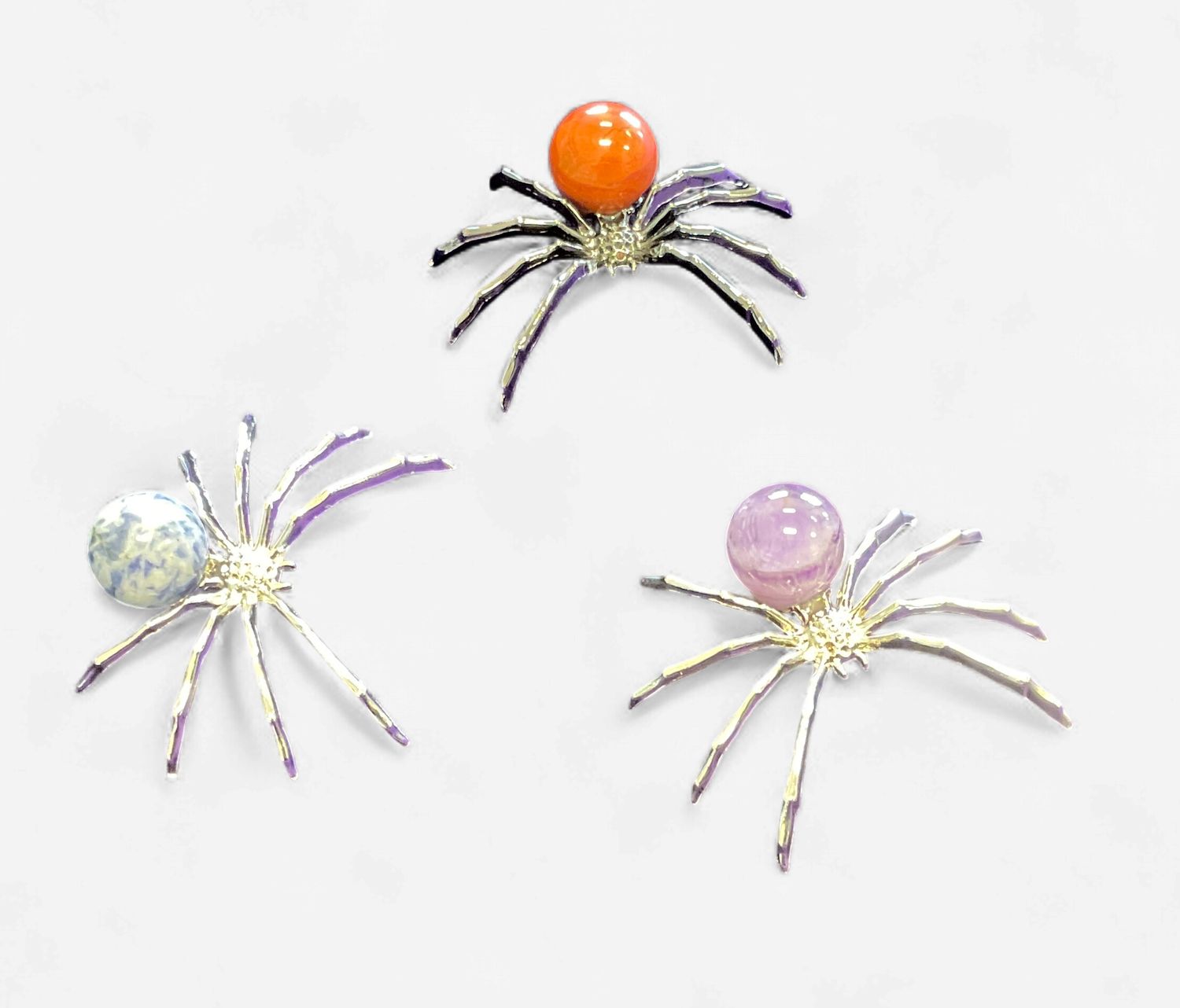 Assorted Crystal Spiders