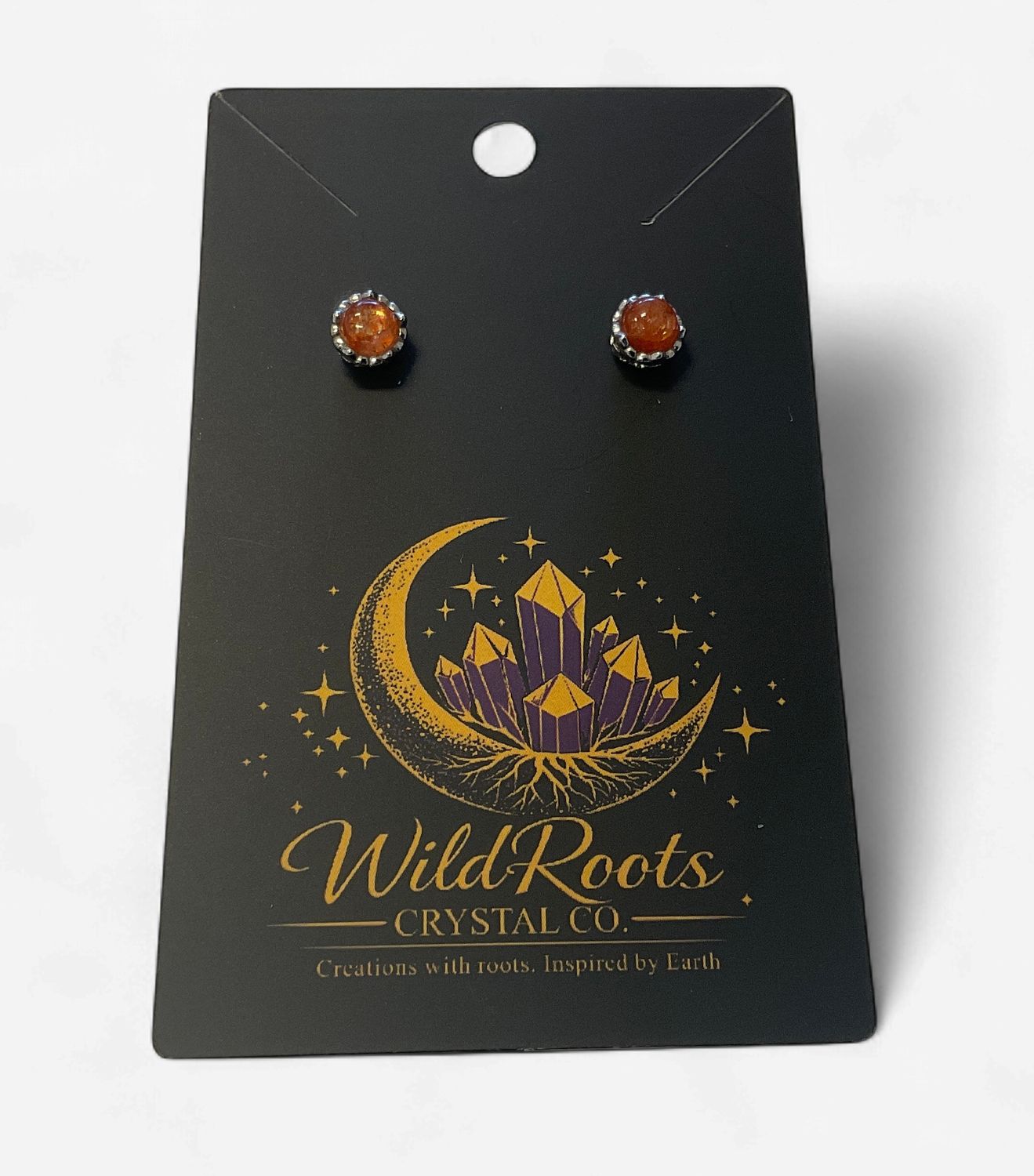 Assorted stone Earrings, Type: Sunstone