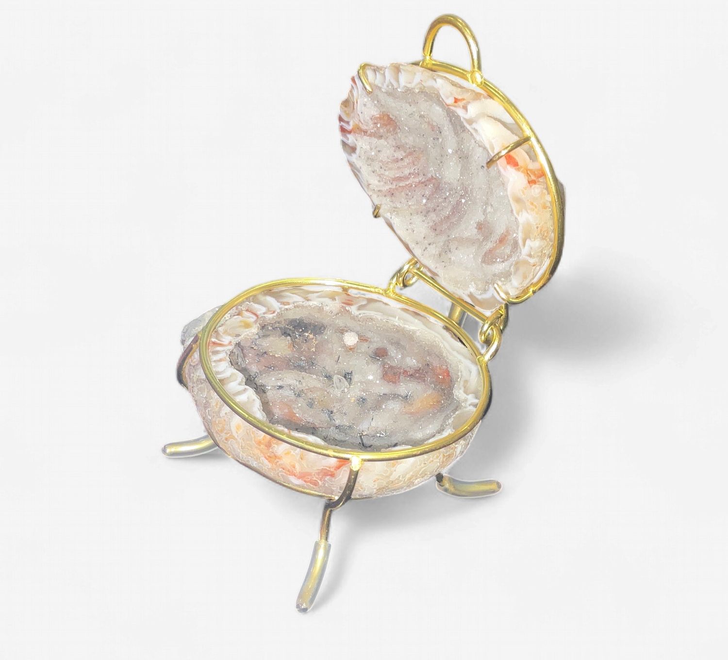 Sardonyx Geode Jewelry Box