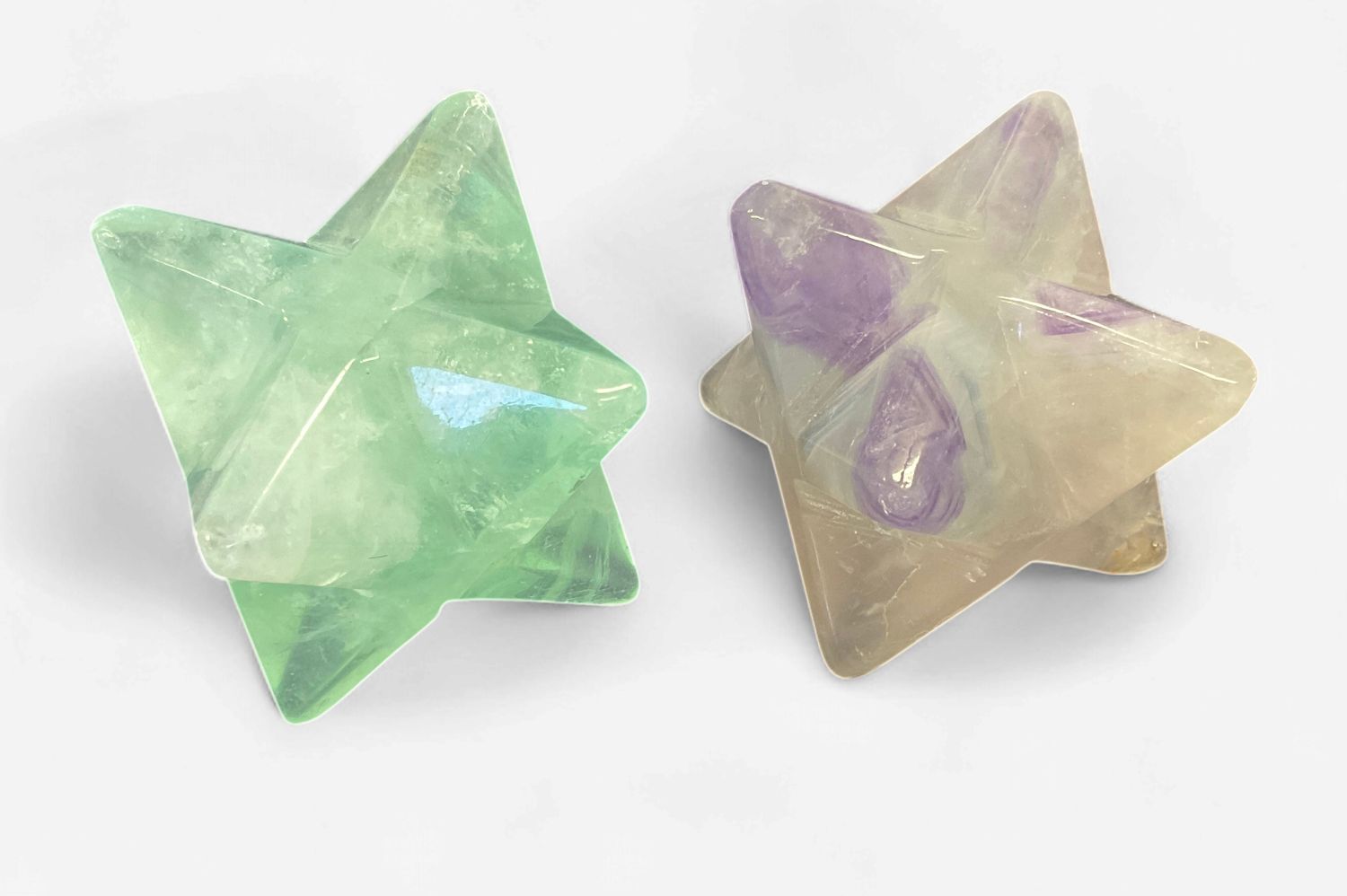 Fluorite Merkaba, Size: Medium