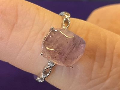 Titanium Rutilated Crystal Rings