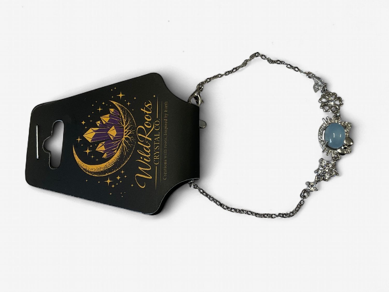 Aquamarine Kitty bracelet