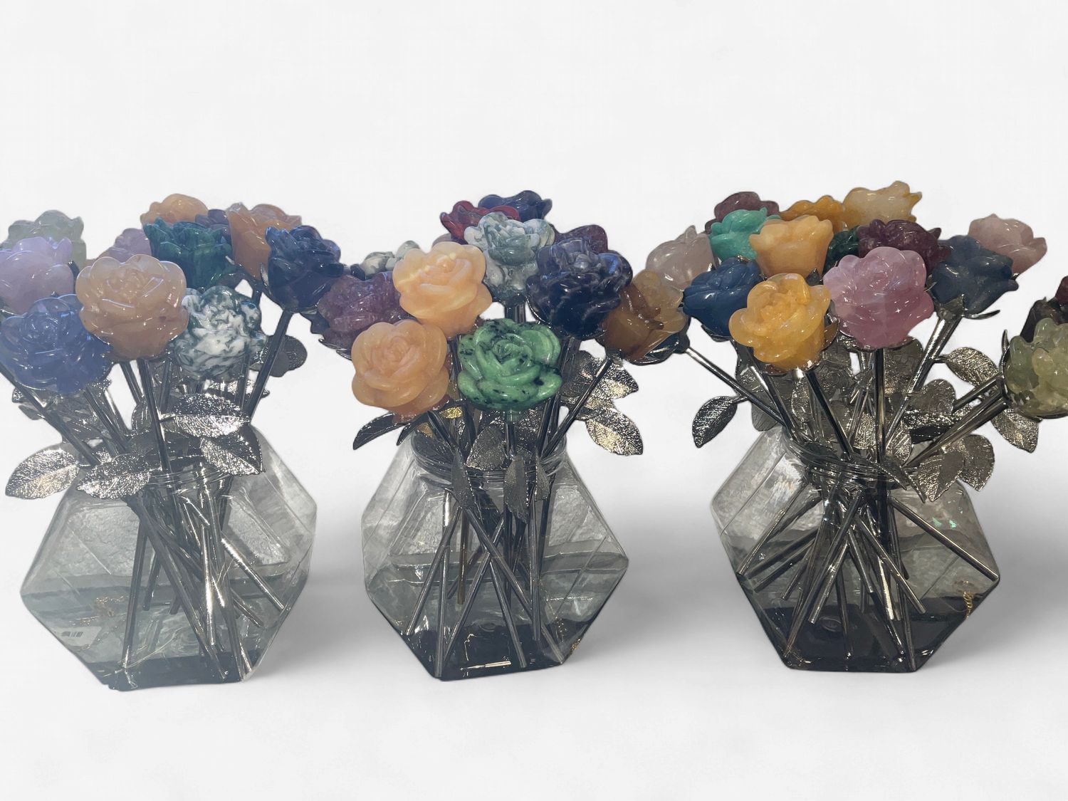 Assorted Crystal Roses, Size: 1x $12