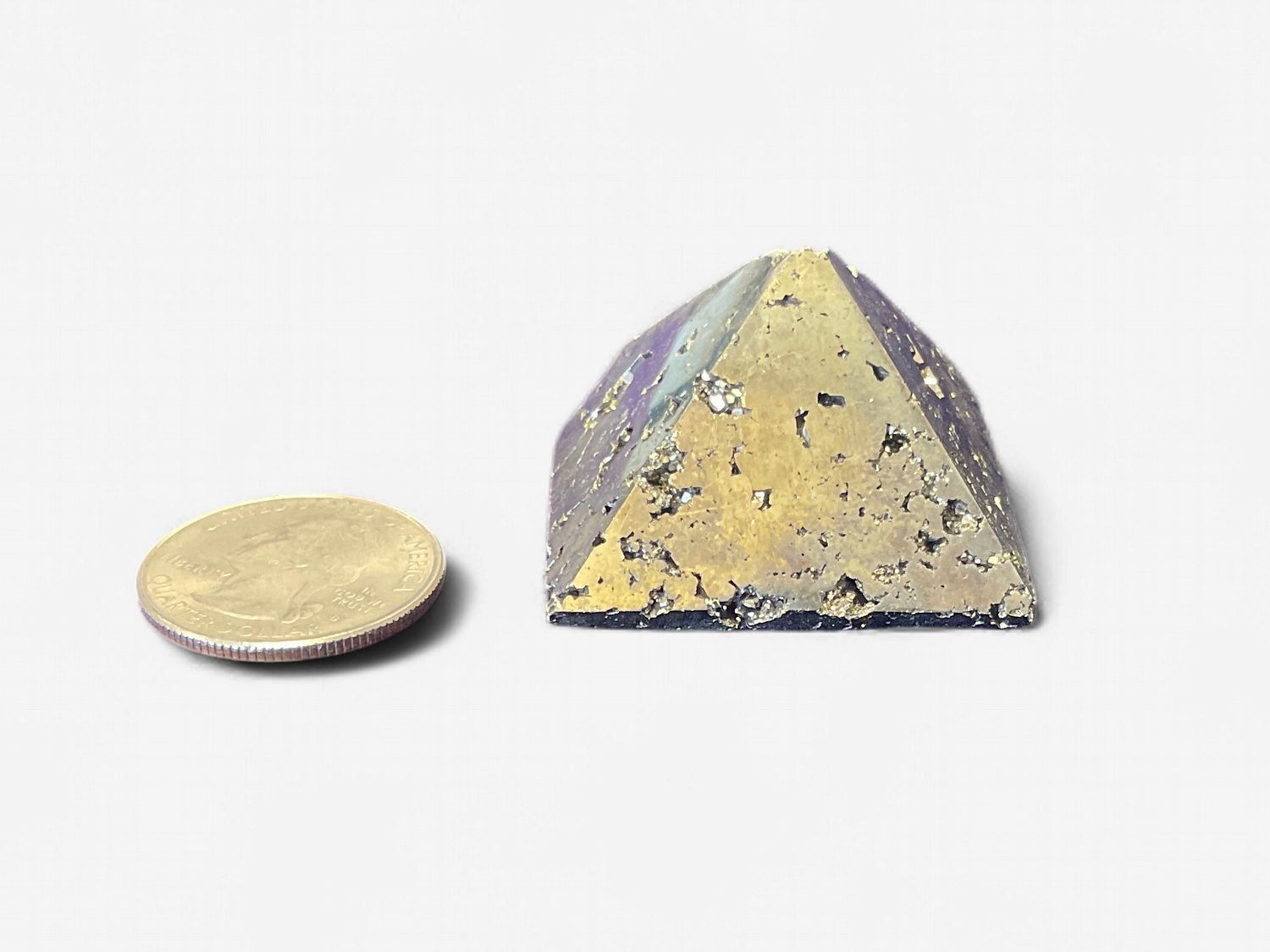Druzy Pyrite Pyramids, cost: $19