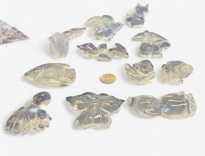 Clear Quartz Assorted Carvings