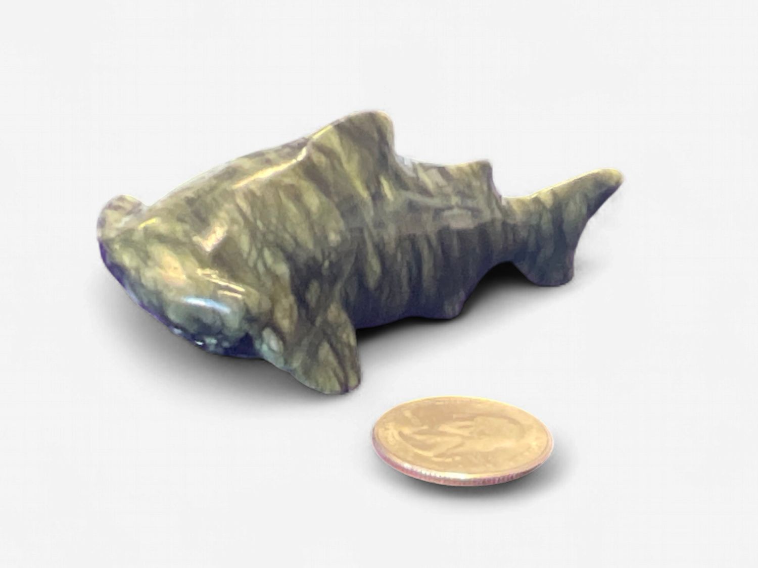 Assorted Crystal Sharks, Type: Jade