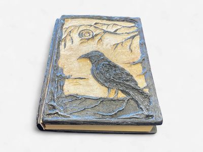 Engraved Raven Journal