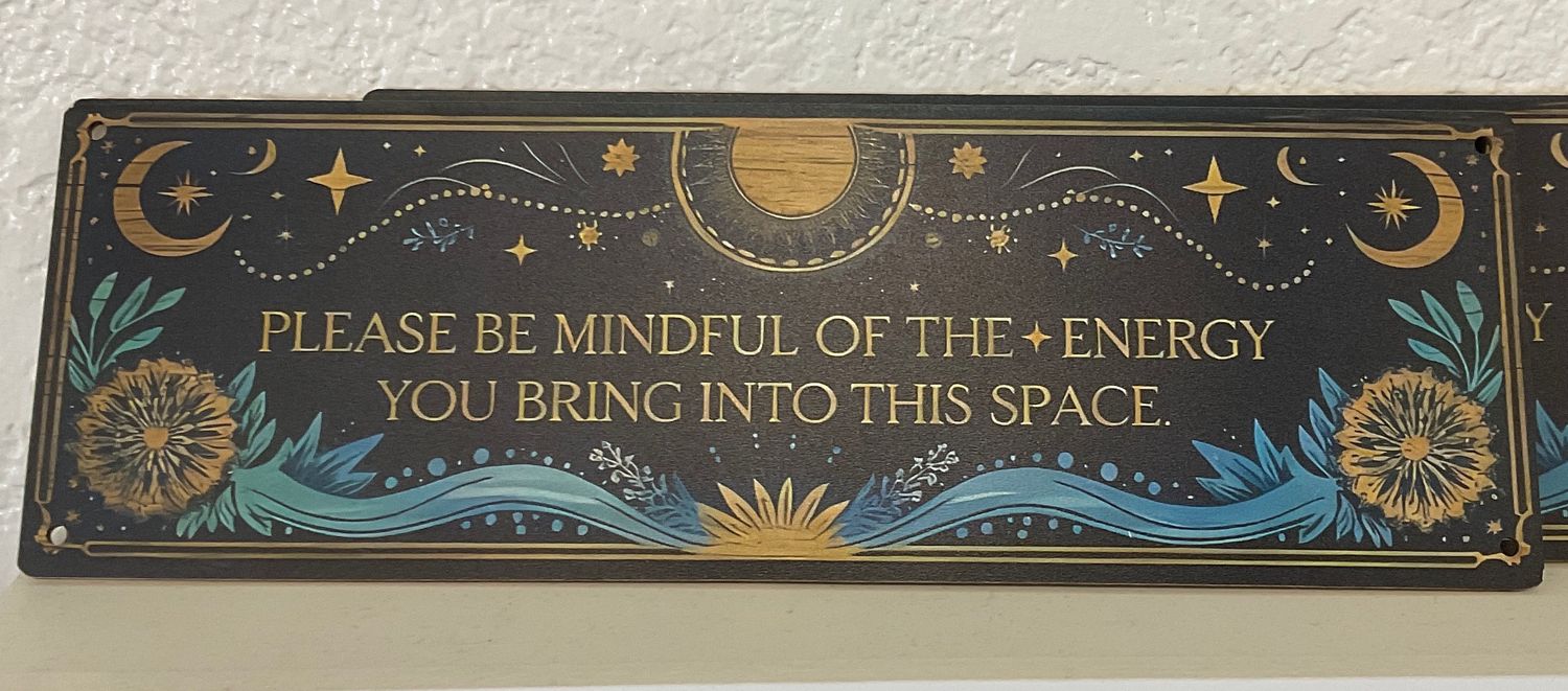 Assorted Wall Sign, Type: Mindful Energy