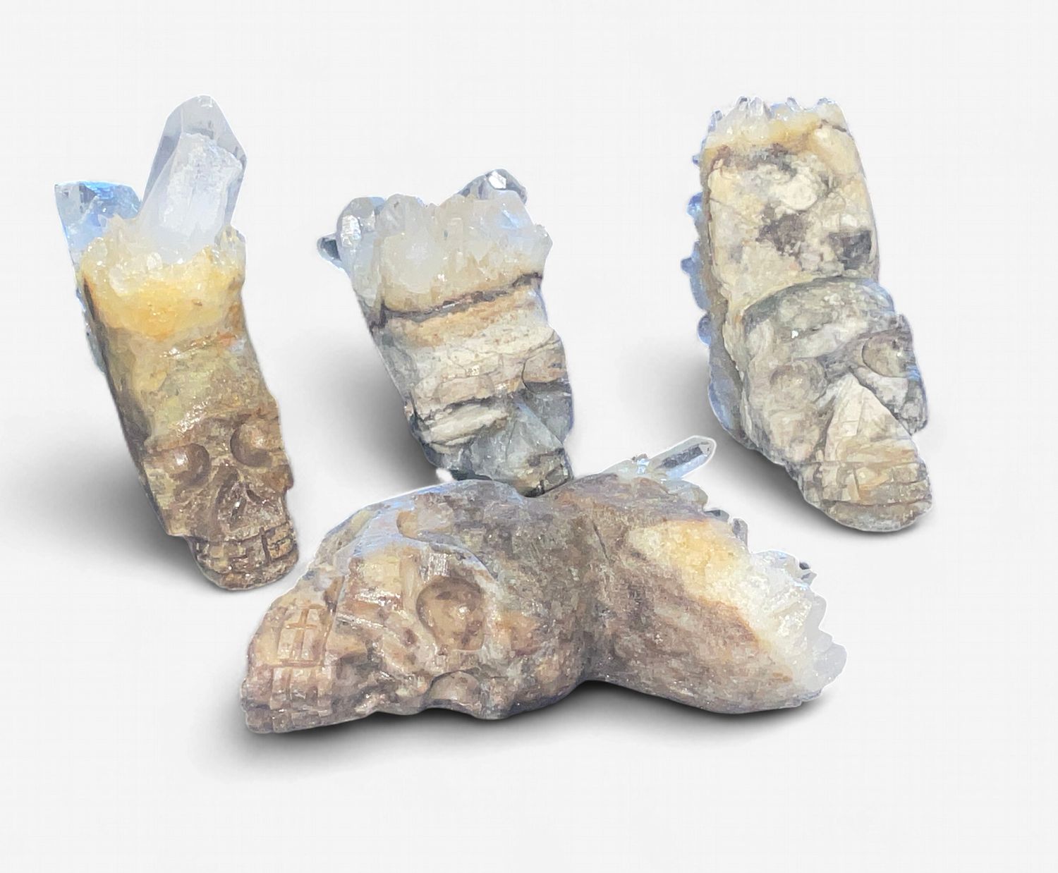 Clear Quartz Crystal Skull