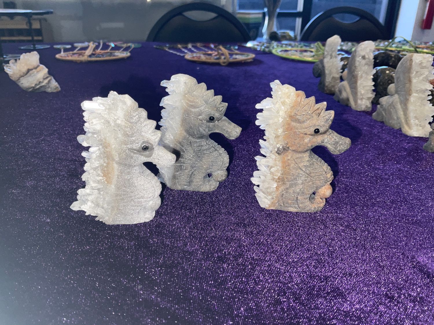 Clear Quartz Seahorse