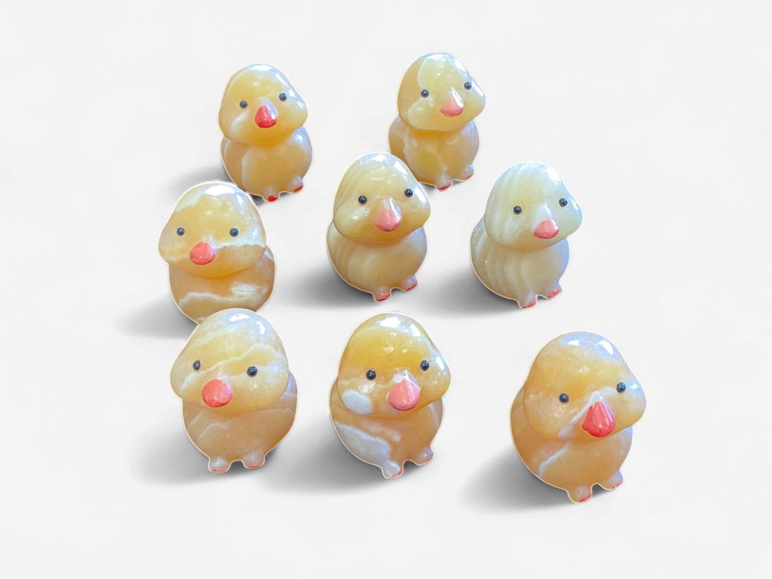 Orange Calcite Duck