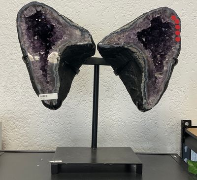 Amethyst Wings Statement Piece