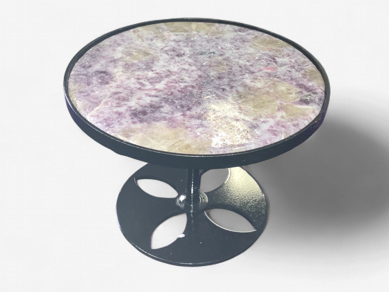 Crystal Spinning Display Tables, Type: Lepidolite