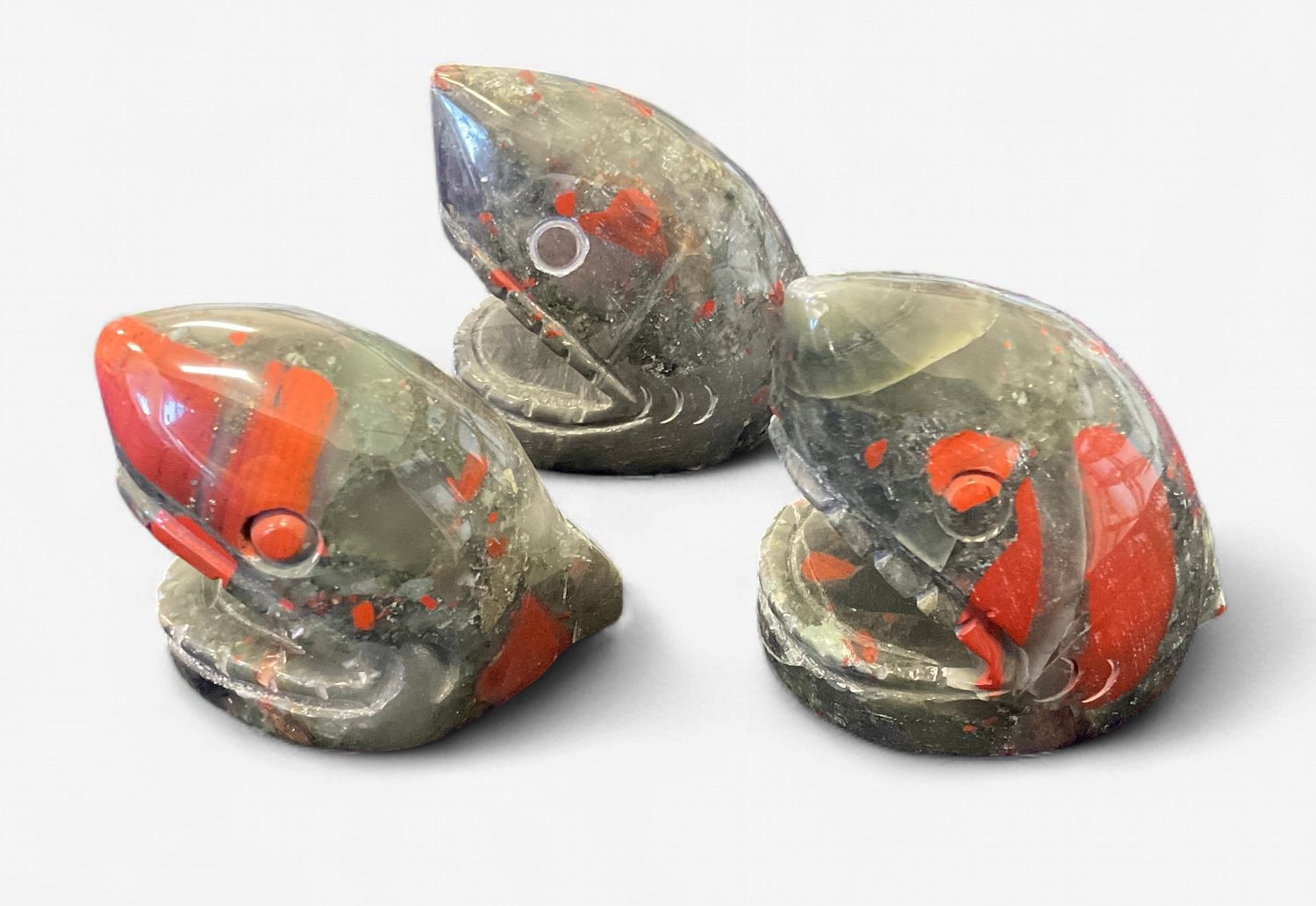 Bloodstone Shark Head