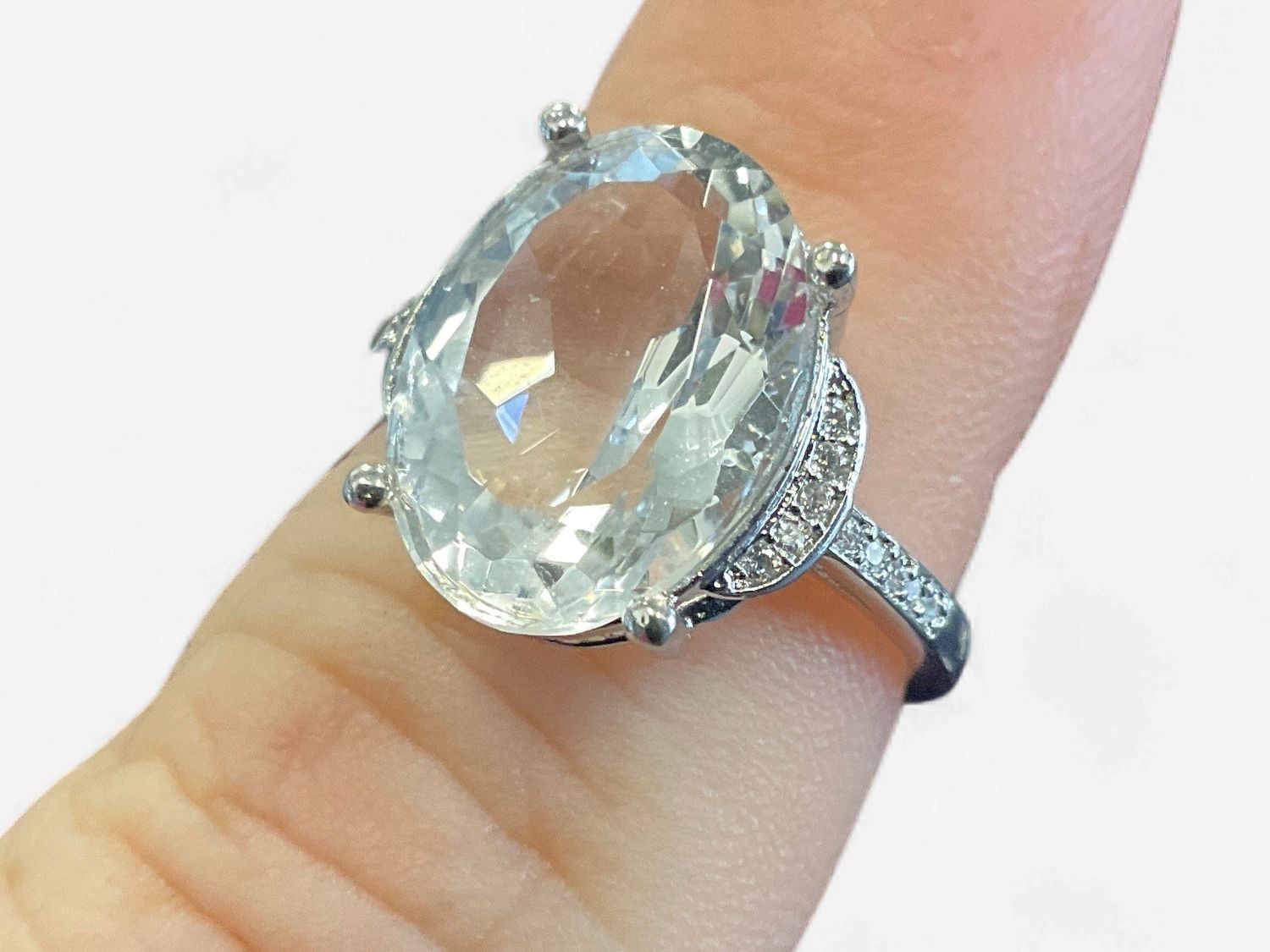 Clear Quartz‑ Ring