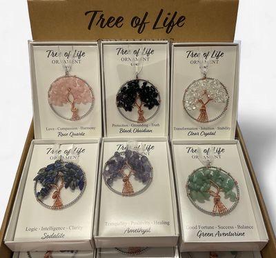 Tree of Life Gemstone Charms