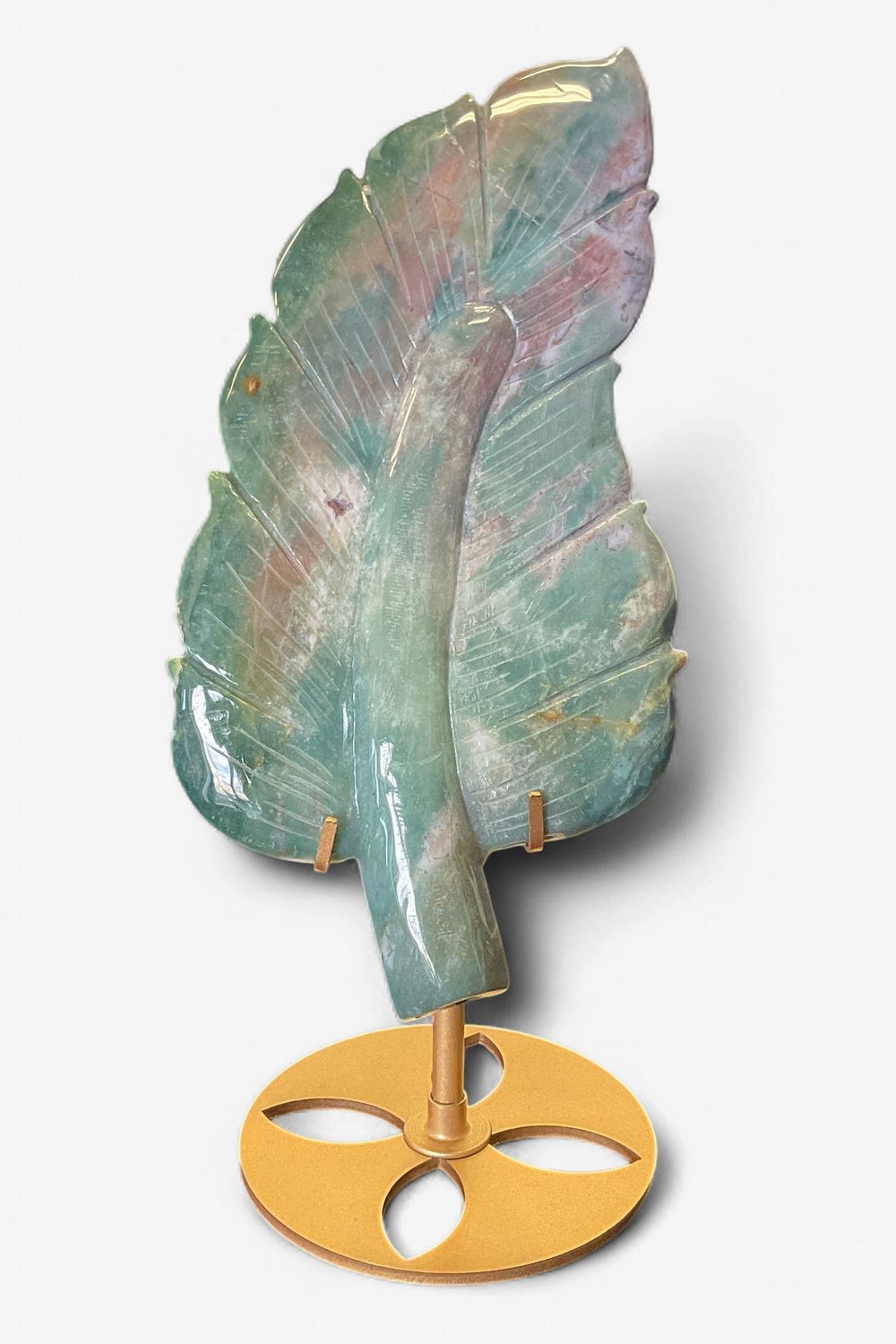 Large Ocean Jasper Leaf