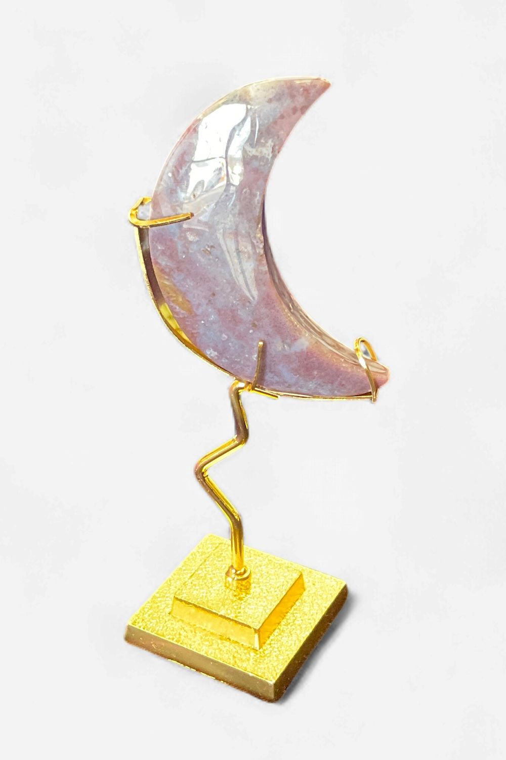 Ocean Jasper Moon on Stand, Price: $29