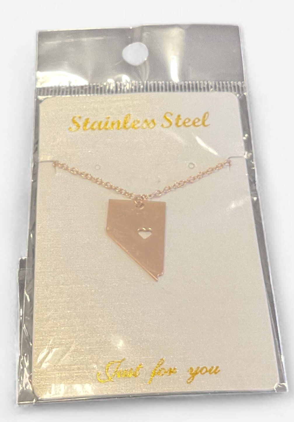 Nevada State Necklace, Color: Rose