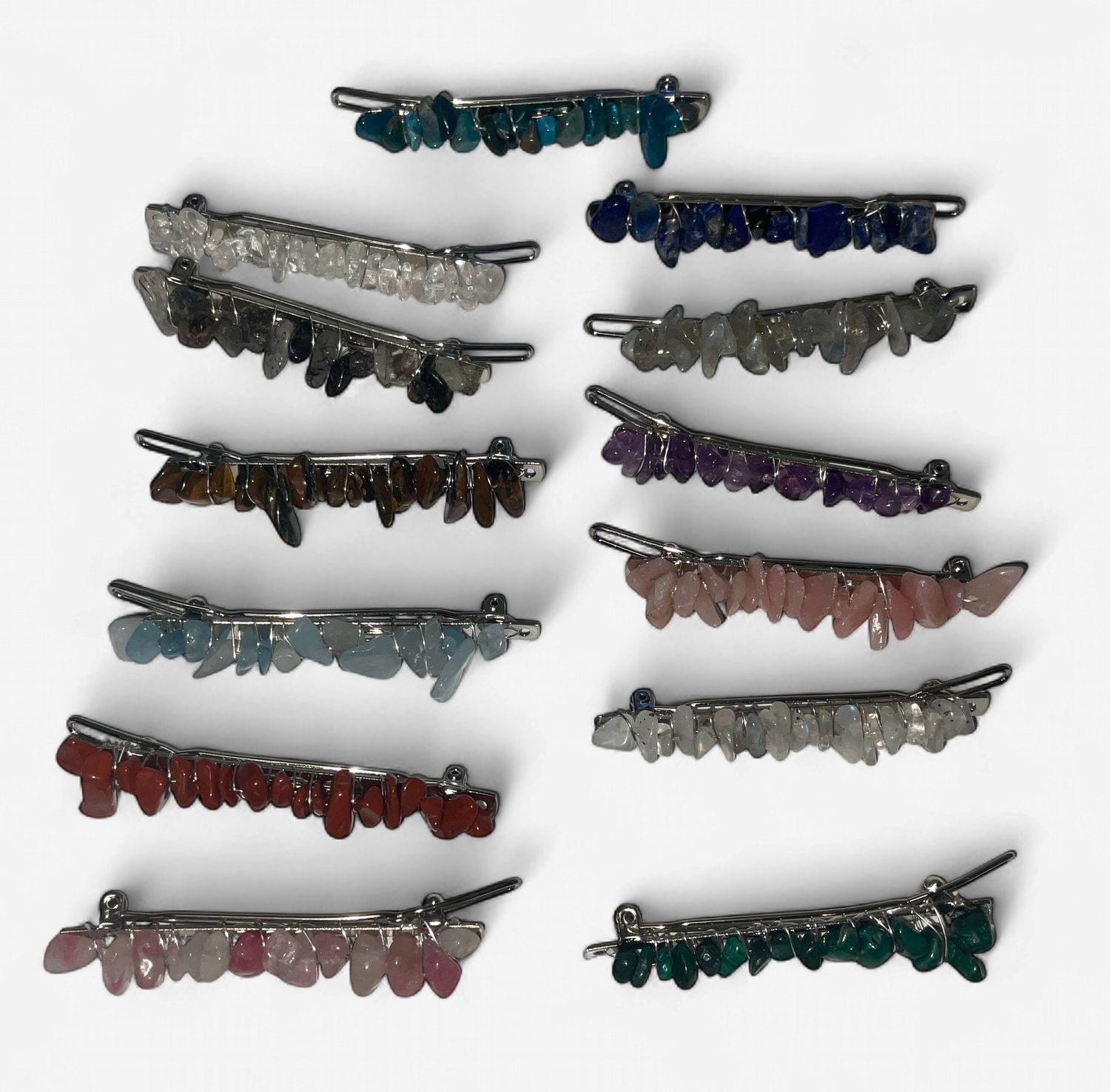 Crystal Chip Hairpins