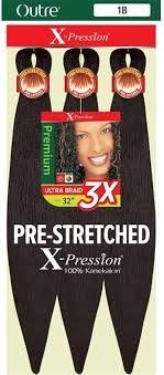 3X Outre X-Pression Pre-Stretched Braid 52 in