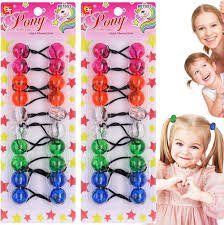 Bubble Round Ponytail Holder 10pcs