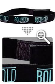 Bold Hold Elastic Headband W/Velcro