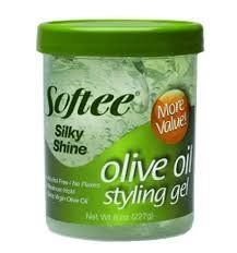 Softee Silky Shine Olive Oil Styling Gel (8 oz)