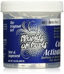 World of Curls Curl Activator Gel (16.02 oz), Option: Normal Hair