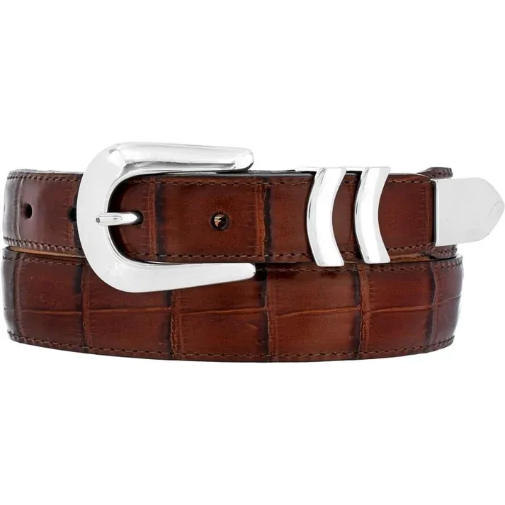 BROWN  CATERA CROCO BELT
