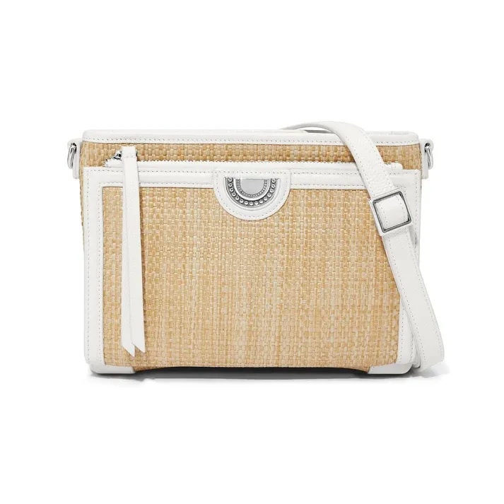 JORDYN STRAW ORGANIZER WHITE