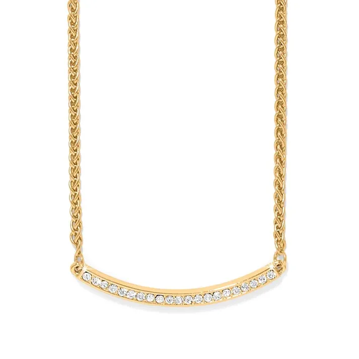 MERIDIAN GEO GLD BAR NECKLACE