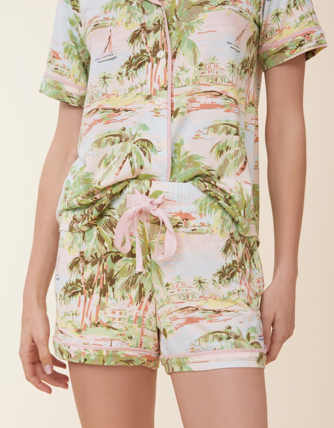 COASTAL PAJAMA SHORTS