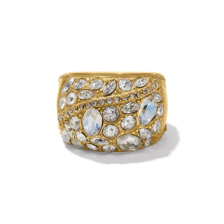 Trust Your Journey Golden Ring, Size: 8