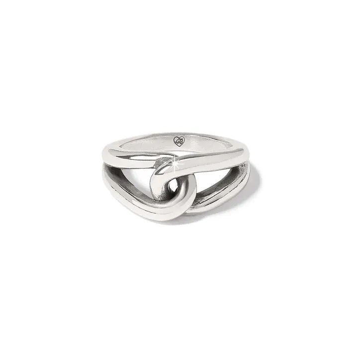Interlok Bold Ring, Size: 7