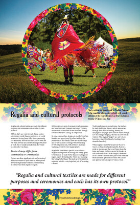 Regalia and Cultural Protocols Poster