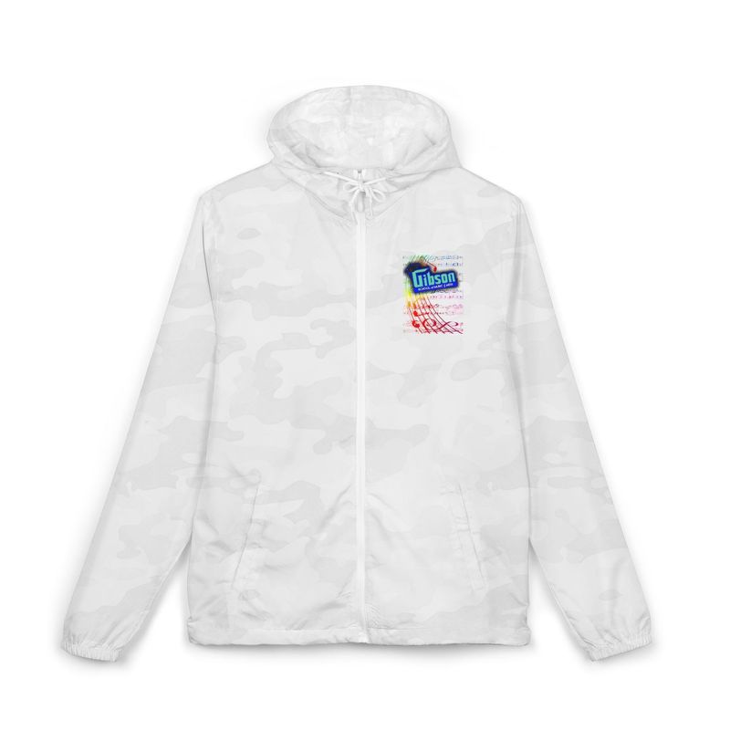 Windbreaker Jacket — Colorful Retro 'Cleveland' Graphic Hooded Zip-Up