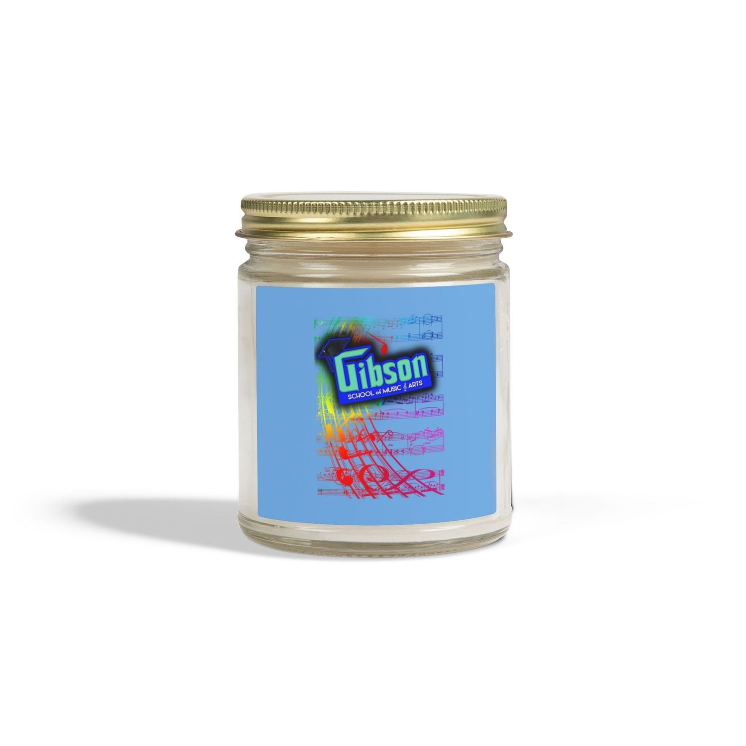 Coconut Apricot Soy Candle — 4oz & 9oz Scented Jar (Gibson Label)