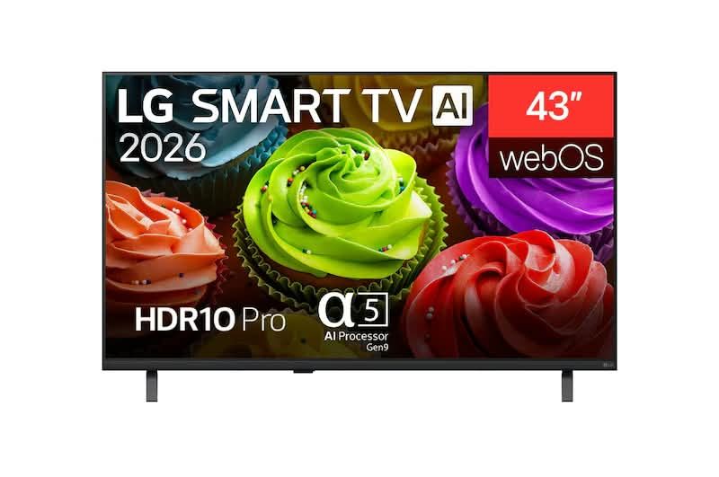 LG 108cm (43) SMART TV AI LB65 FHD 2026 with Dolby Atmos