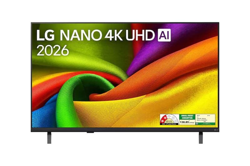 LG 108 cm (43) NANO 4K UHD AI TV NU875 2026