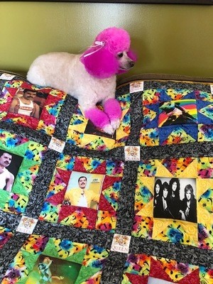 Queen & Freddie Mercury Fan Photo Quilt #1 Queen & Freddie Mercury Fan Photo Quilt #1