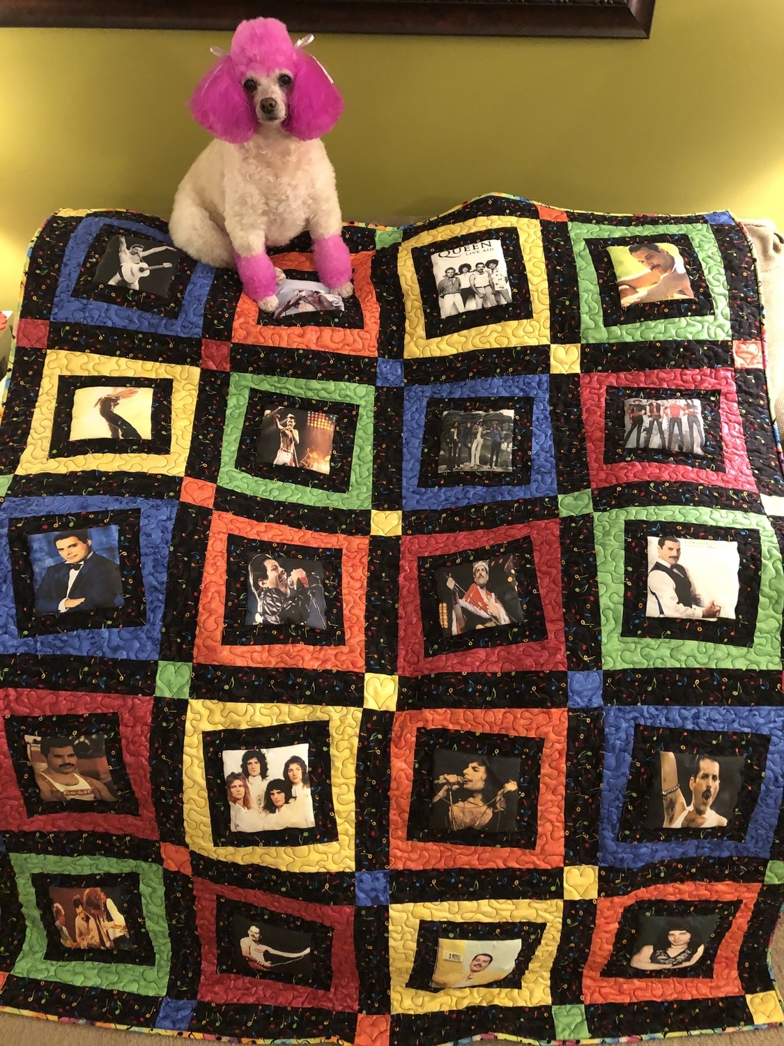 Freddie mercury quilt hot sale